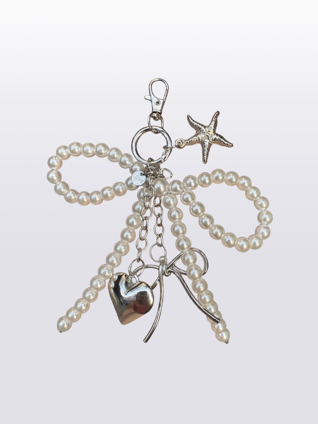 Pearl Bow Charm